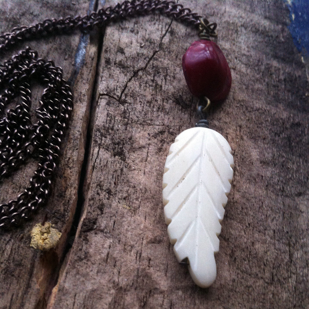 The Feather Men's Pendant Necklace By LTMM Design | notonthehighstreet.com